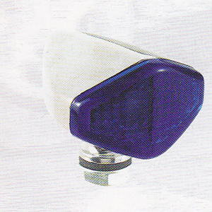 Freccia cromata lente blu per Moto vari modelli