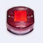 Fanale Posteriore Nero per Varie Modelli e Marche Di Moto SEMI NUOVO