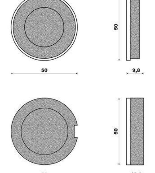 Coppia pasticche anteriore per Suzuki GT 125 N-EN, GT 185/250/380/500/