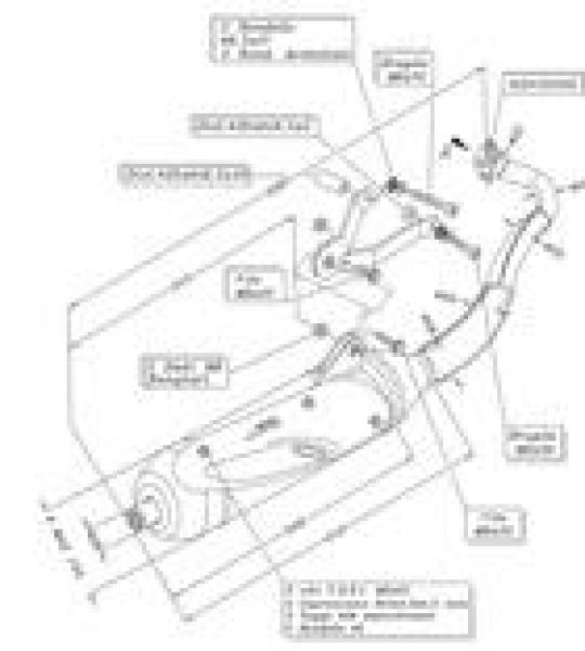 Silenziatore per Aprilia Scarabeo 50 Street motore Piaggio 2006/