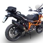 Scarico GPR compatibile con Ktm LC 8 Super Adventure 1290 - S - R - T 2017-2020 - Furore Evo4 Nero