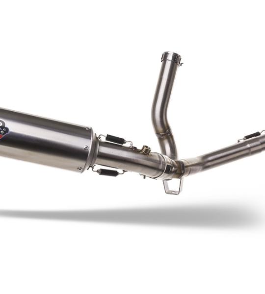 Scarico GPR compatibile con Suzuki Sv 650 - S 2003-2010 - M3 Inox