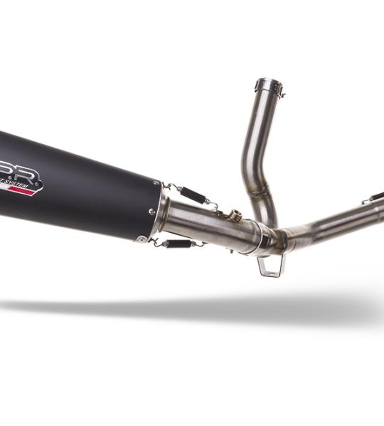 Scarico GPR compatibile con Suzuki V-Strom 650 2021-2025 - GP Evo4 Black Titanium