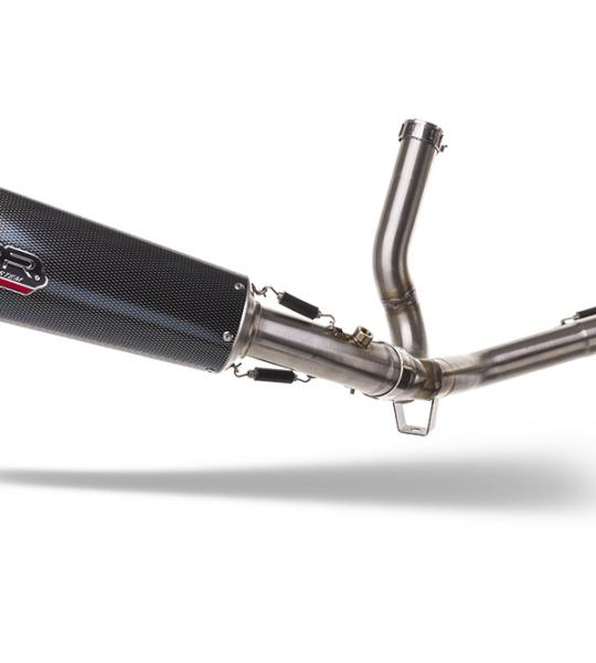 Scarico GPR compatibile con Suzuki V-Strom 650 2021-2025 - GP Evo4 Poppy