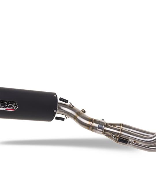 Scarico GPR compatibile con Yamaha Mt-09 2014-2020 - Furore Nero
