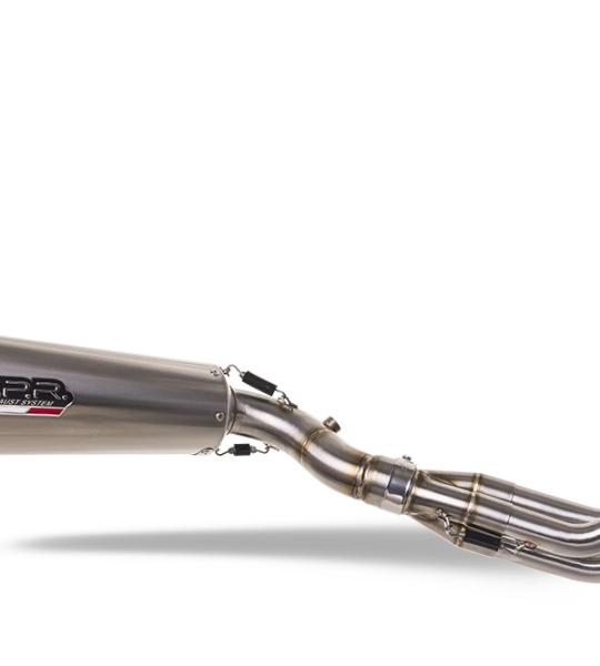 Scarico GPR compatibile con Yamaha XSR900 2016-2021 - Gpe Ann. titanium