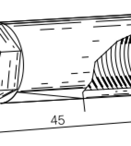 PUNTALE FILETTATO PER ESTRATTORE HONDA L = mm: 45