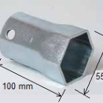 CHIAVE PER SMONTARE DADO VARIATORE POSTERIORE PIAGGIO 300 / 500