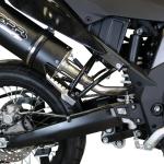 Scarico GPR compatibile con Aprilia Sx 125 2018-2020 -  Furore Nero -  Terminale di scarico Racing -  con raccordo specifico e db killer estraibile -  non conforme per uso stradale