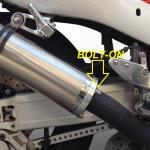 Scarico GPR compatibile con Suzuki Gsx-R 1000 2001-2002 - Inox Tondo