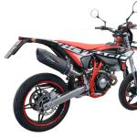Scarico GPR compatibile con Beta RR 125 4T Enduro 2021-2024 - Furore Evo4 Nero