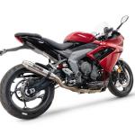 Scarico GPR compatibile con Triumph Daytona 660 2023-2025 - Deeptone Inox
