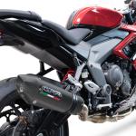 Scarico GPR compatibile con Triumph Daytona 660 2023-2025 - GP Evo4 Black Titanium