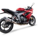 Scarico GPR compatibile con Triumph Daytona 660 2023-2025 - GP Evo4 Titanium