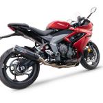 Scarico GPR compatibile con Triumph Daytona 660 2023-2025 - M3 Black Titanium
