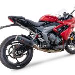 Scarico GPR compatibile con Triumph Daytona 660 2023-2025 - M3 Black Titanium