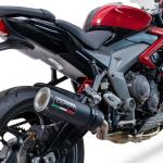 Scarico GPR compatibile con Triumph Daytona 660 2023-2025 - M3 Black Titanium
