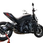 Scarico GPR compatibile con Benelli 502 C 2021-2024 - M3 Black Titanium