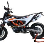 Scarico GPR compatibile con Ktm Enduro 690 R 2021-2024 -  Albus Evo4 -  Terminale di scarico omologato -  fornito con db killer estraibile -  catalizzatore e raccordo specifico