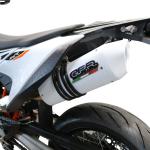 Scarico GPR compatibile con Ktm Enduro 690 R 2021-2024 -  Albus Evo4 -  Terminale di scarico omologato -  fornito con db killer estraibile -  catalizzatore e raccordo specifico