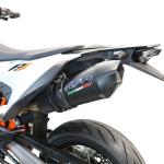 Scarico GPR compatibile con Ktm Enduro 690 R 2021-2024 -  GP Evo4 Black Titanium -  Terminale di scarico omologato -  fornito con db killer estraibile -  catalizzatore e raccordo specifico