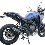 Scarico GPR compatibile con Yamaha Tracer 700 2016-2019 - Furore Nero