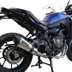 Scarico GPR compatibile con Yamaha Tracer 7 GT 2020-2024 - GP Evo4 Titanium