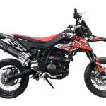 Scarico GPR compatibile con Aprilia Rx 125 2021-2024 -  Furore Evo4 Poppy -  Terminale di scarico omologato - fornito con db killer estraibile - catalizzatore e collettore