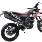 Scarico GPR compatibile con Aprilia Rx 125 2021-2024 -  Furore Evo4 Poppy -  Terminale di scarico omologato - fornito con db killer estraibile - catalizzatore e collettore