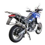 Scarico GPR compatibile con Aprilia Tuareg 660 2021-2024 -  Dual Inox -  Scarico omologato -  silenziatore con db killer estraibile e raccordo specifico