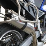 Scarico GPR compatibile con Aprilia Tuareg 660 2021-2024 -  Dual Inox -  Scarico omologato -  silenziatore con db killer estraibile e raccordo specifico