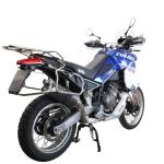 Scarico GPR compatibile con Aprilia Tuareg 660 2021-2024 -  Dual Poppy -  Scarico omologato -  silenziatore con db killer estraibile e raccordo specifico