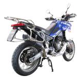 Scarico GPR compatibile con Aprilia Tuareg 660 2021-2024 -  Furore Evo4 Nero -  Scarico omologato -  silenziatore con db killer estraibile e raccordo specifico