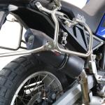 Scarico GPR compatibile con Aprilia Tuareg 660 2021-2024 -  Furore Evo4 Nero -  Scarico omologato -  silenziatore con db killer estraibile e raccordo specifico