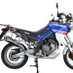 Scarico GPR compatibile con Aprilia Tuareg 660 2021-2024 -  GP Evo4 Poppy -  Scarico omologato -  silenziatore con db killer estraibile e raccordo specifico