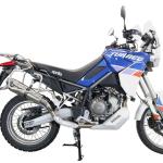 Scarico GPR compatibile con Aprilia Tuareg 660 2021-2024 -  GP Evo4 Titanium -  Scarico omologato -  silenziatore con db killer estraibile e raccordo specifico