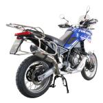 Scarico GPR compatibile con Aprilia Tuareg 660 2021-2024 -  GP Evo4 Titanium -  Scarico omologato -  silenziatore con db killer estraibile e raccordo specifico