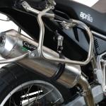 Scarico GPR compatibile con Aprilia Tuareg 660 2021-2024 -  Satinox  -  Scarico omologato -  silenziatore con db killer estraibile e raccordo specifico
