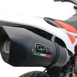 Scarico GPR compatibile con Beta RR 125 4T Motard 2019-2020 - Furore Evo4 Nero