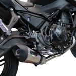 Scarico GPR compatibile con Kawasaki Z 650 2017-2020 - GP Evo4 Titanium
