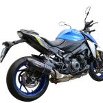 Scarico GPR compatibile con Suzuki Gsx-S 1000 F 2015-2016 - Furore Nero