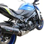 Scarico GPR compatibile con Suzuki Gsx-S 1000 F 2015-2016 - Furore Nero