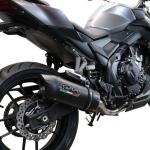 Scarico GPR compatibile con Voge 500DSX 2021-2024 - Furore Nero