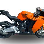 Scarico GPR compatibile con Ktm Rc 8 R 2008-2014 - Gpe Ann. titanium
