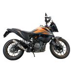 Scarico GPR compatibile con Ktm Adventure 390 2021-2024 -  Deeptone Inox -  Scarico omologato -  silenziatore con db killer estraibile e raccordo specifico