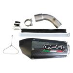 Scarico GPR compatibile con Ktm Adventure 390 2021-2024 -  GP Evo4 Poppy -  Scarico omologato -  silenziatore con db killer estraibile e raccordo specifico