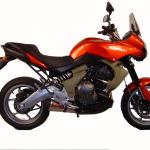 Scarico GPR compatibile con Kawasaki Versys 650 2006-2014 - Gpe Ann. titanium