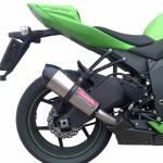 Scarico GPR compatibile con Kawasaki ZX-6 R-RR 2009-2025 - Gpe Ann. titanium