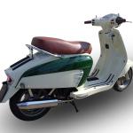 Scarico GPR compatibile con Lambretta Lambretta 125 - 150 Milano  2012-2014 -  Ultracone lucido -  Scarico completo omologato - fornito con db killer estraibile e collettore