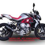 Scarico GPR compatibile con Mv Agusta Brutale 800 Dragster 2013-2016 - Furore Nero